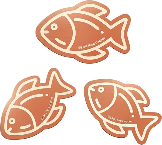 3Pcs Bird Bath Copper Purification Disk 99.99% Pure Copper Water Cleaning Discs by Conderyang