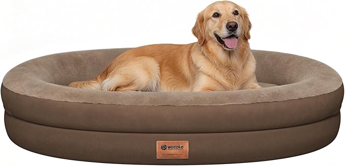 Orthopedic Dog Bed for Large Dogs, Waterproof Dog Bed for Large Size Dogs by Wozoke