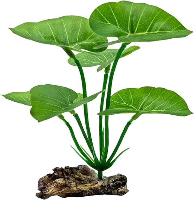 Aquarium Plants Betta Fish Tanks Decor 6-in Soft Aquarium Decorations Silk Fish by UreverFins