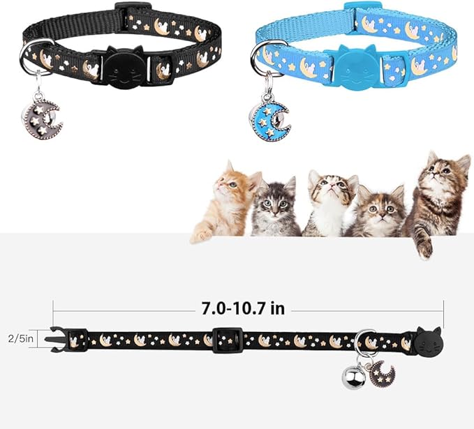 Baeuppit 2Pcs Breakaway Cats Collars Cat Collars - Image 4