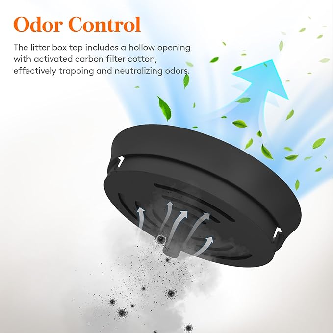 Lifewit Cat Litter Box, Hidden Enclosure Litter Tray - Image 5