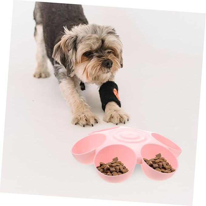 Decorative Flower-Shaped Cat Dog Feeding Bowl Multi-Functional Pet Food and - Image 5