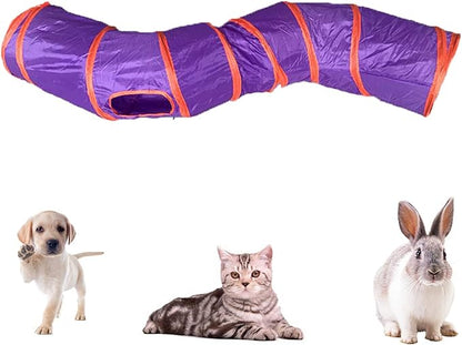 iCAGY Cat Tunnel for Indoor Cats Interactive, Rabbit Tunnel Toys, Pet Toys Play - Image 3