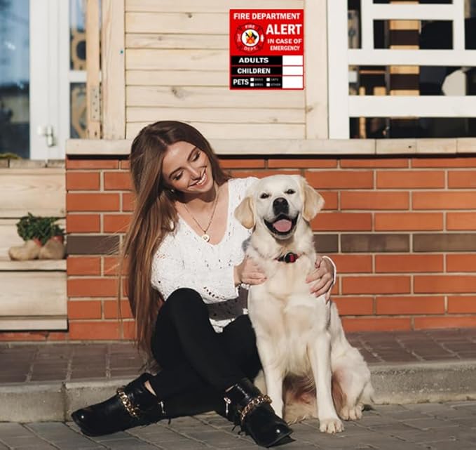 Emergency Alert People and Pet Finder Sticker/Decal - Image 5