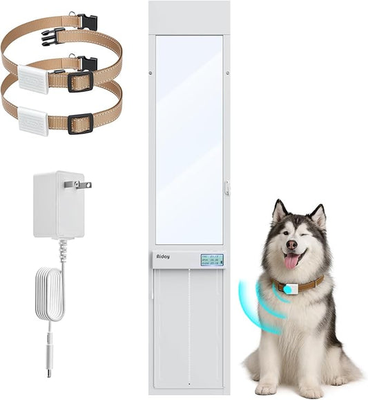 Automatic Sliding Glass Dog Door by Aiday