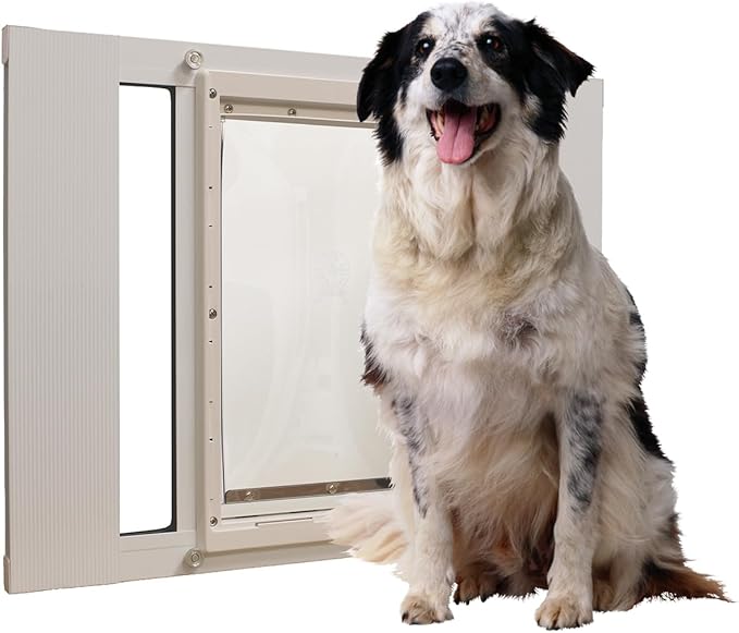 Ideal Pet Products Aluminum Sash Window Pet Door, Adjustable to Fit Window - Image 2