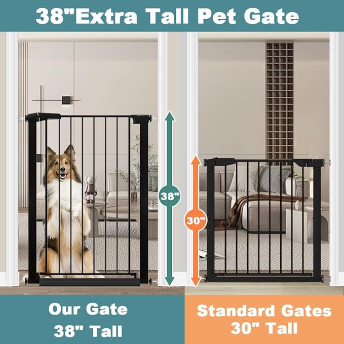 Fairy Baby 38" Extra Tall Baby Gate - Image 3