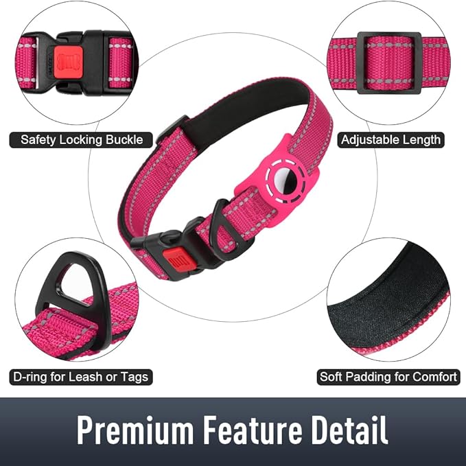 AirTag Dog Collar with AirTag Holder Compatible - Image 5