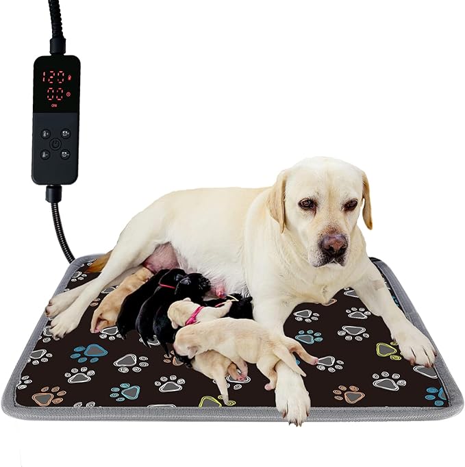 furrybaby Pet Heating Pad, Waterproof Dog Heating Pad Mat by FurrybabyPetSupply