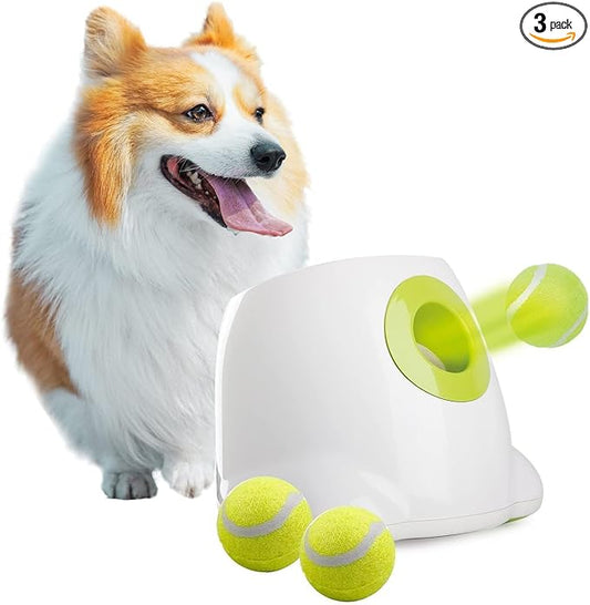 ALL FOR PAWS Automatic Dog Ball Launcher, Interactive Fetch Toy for Small to by Home