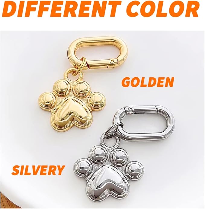 Dogs ID Tags Personalized Double Sided Deep Engraved Cat & Dog Collar Charm Paw - Image 3