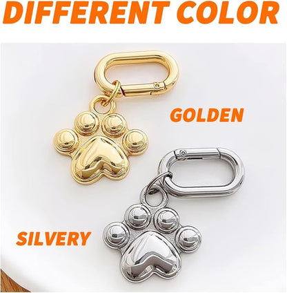 Dogs ID Tags Personalized Double Sided Deep Engraved Cat & Dog Collar Charm Paw - Image 3