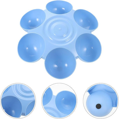 Flower-Shaped Plastic Cat Feeder and Puppy Treats Holder - Image 7