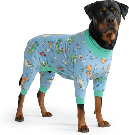 Spark Paws Dog Pajama, Dog Recovery Suit Male, Ultra-Soft and 4-Way Stretch by SparkPaws