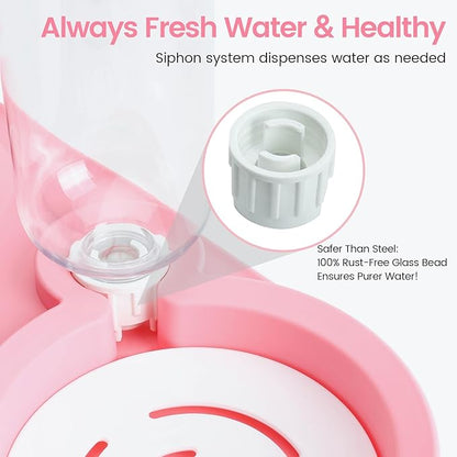 Double Elevated Dog Cat Food Water Bowls, Stainless Steel Cat Food Water Bowl - Image 6