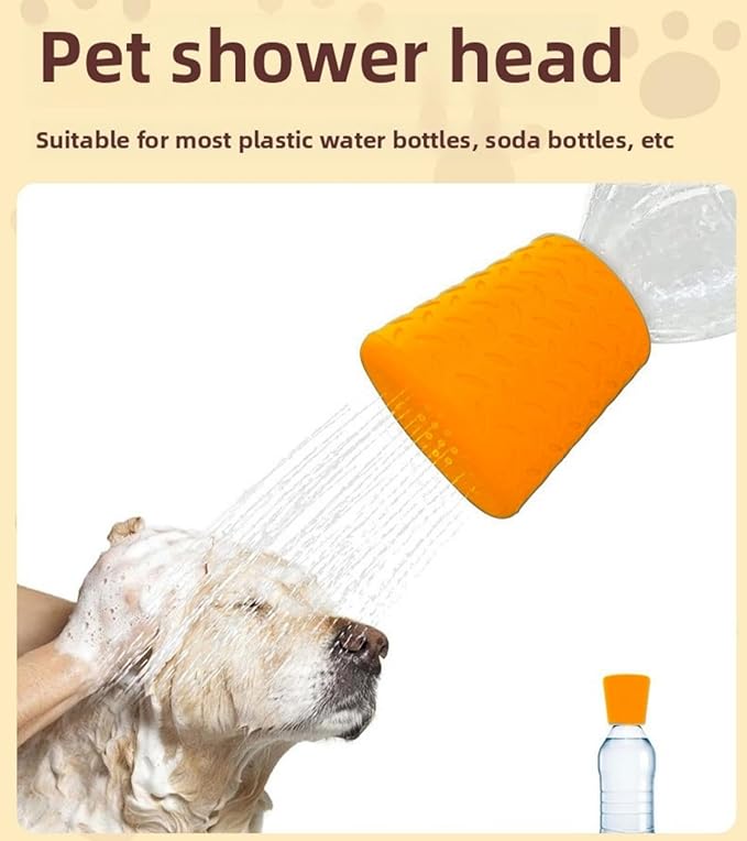 Portable Outdoor Shower for Dogs Bottle Attachment Outdoor Sprayer Accessory - Image 2