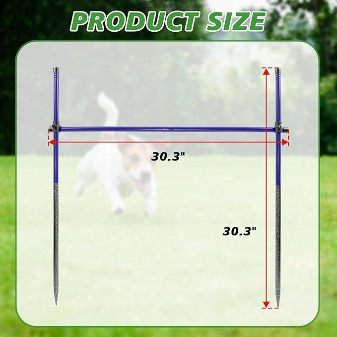 Dog Agility Course Backyard Set, Metal Dog Agility Training Equipment - Image 5