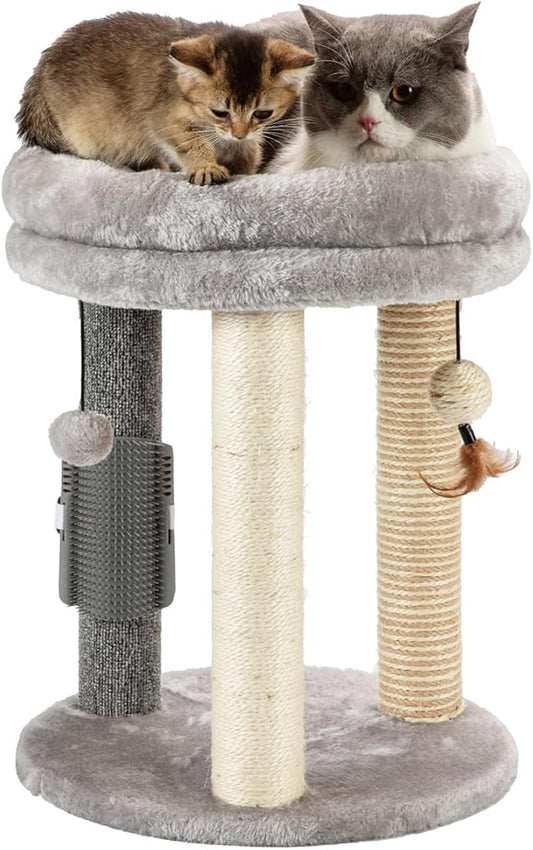 MECOOL 4in1 Small Cat Tree, Scratching Post by MECOOL