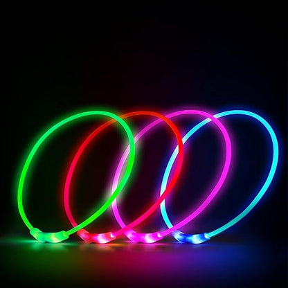 NOVKIN LED Dog Collar, Cut-to-Fit Light Up Dog Collar - Image 2