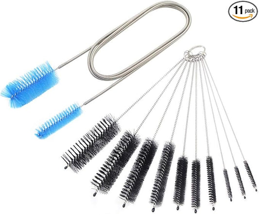 Aquarium Filter Brush Set, Flexible Double Ended Bristles Hose Pipe Cleaner by SLSON