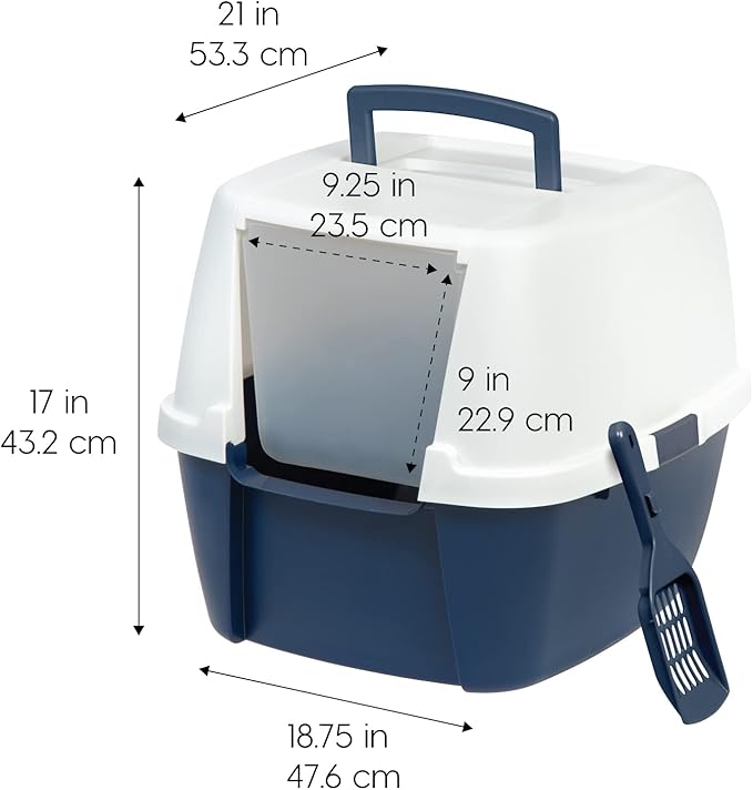 IRIS USA Cat Litter Box Large - Image 2
