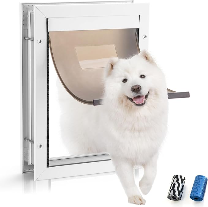 Durable Aluminum Doggy Door by GiveYourPetASafeHome