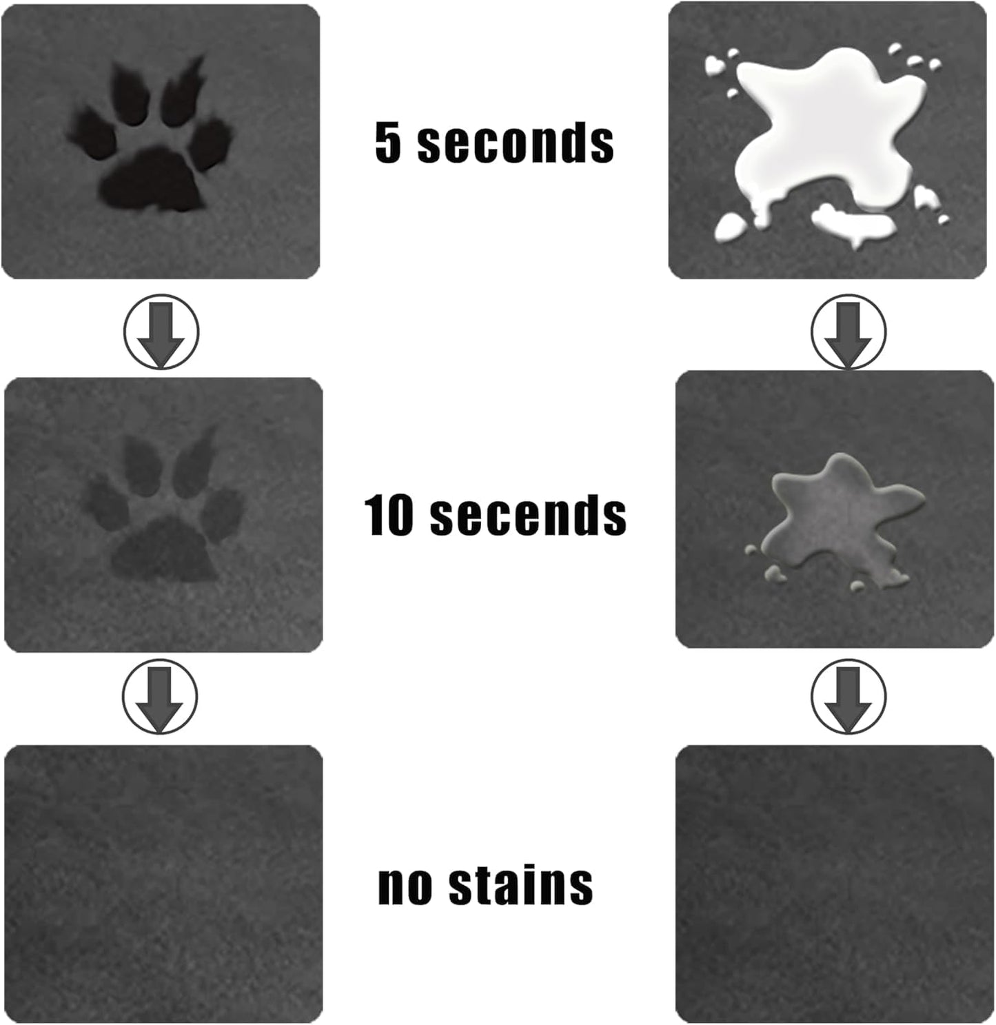 Large Boho Dog Food Mats for Floors, Absorbent Dog Bowl Mat for Food and Water Dispenser Mat, Quick Dry Cat Food Mat Pet Supplies (Dark Vintage, 36 * 24)