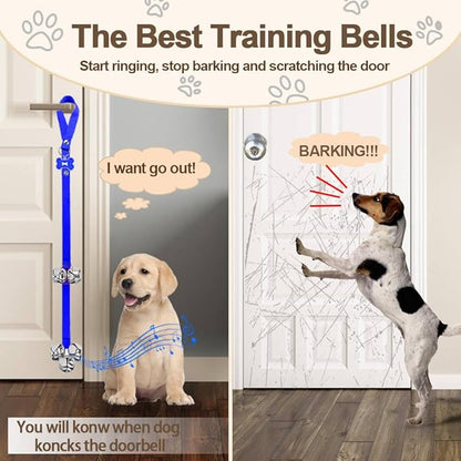 2 Pack Dog Door Bells, Dog Doorbell to go Outside Puppy Train Bell - Image 4