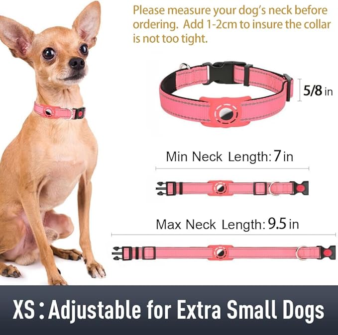 AirTag Dog Collar with AirTag Holder Compatible - Image 6