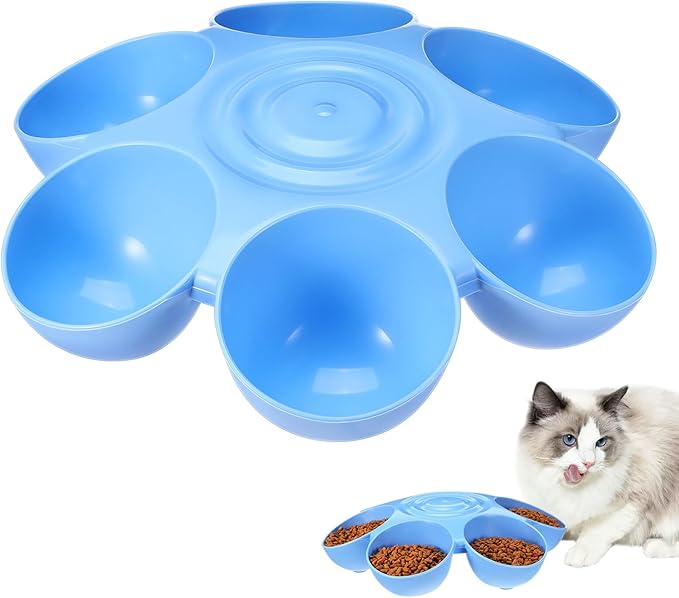 PRETYZOOM Flower-Shaped Pet Feeding Bowl Multifunctional Puppy Treats Holder by PRETYZOOM
