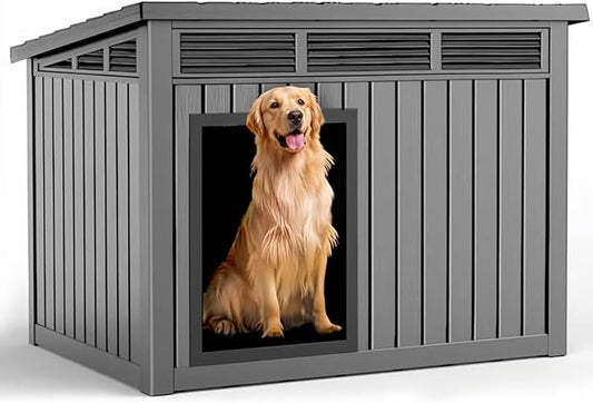 DRATO Large Dog House Outdoor for Indoor by DRATOprovidesawarmandcozy