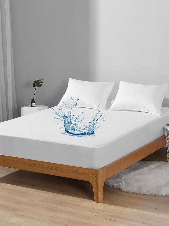 Bedecor 2 Packs Queen Mattress Protector Waterproof Protection Soft Cotton - Image 2