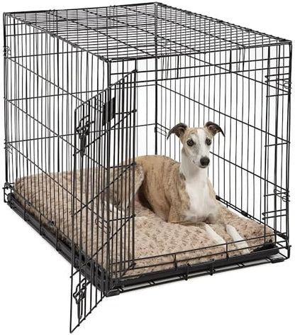 MidWest Homes for Pets Intermediate QuietTime Deluxe Mocha Ombré Swirl Plush - Image 5