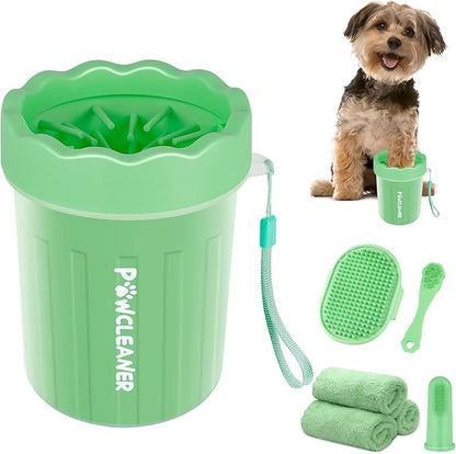 Professional 7 in 1 Dog Paw Cleaner by Comotech