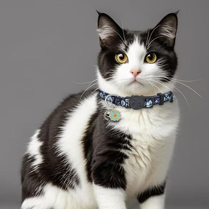Cat Collar Breakaway, 2 Pack Cotton Kitten Collars - Image 7