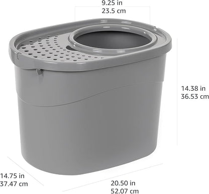 Amazon Basics Large Cat Litter Box - Image 12
