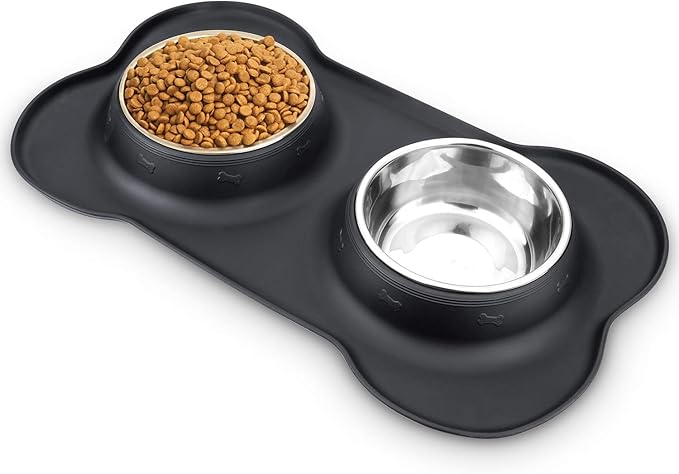 AsFrost Dog Food Bowls Stainless Steel & Water Dish by AsFrost