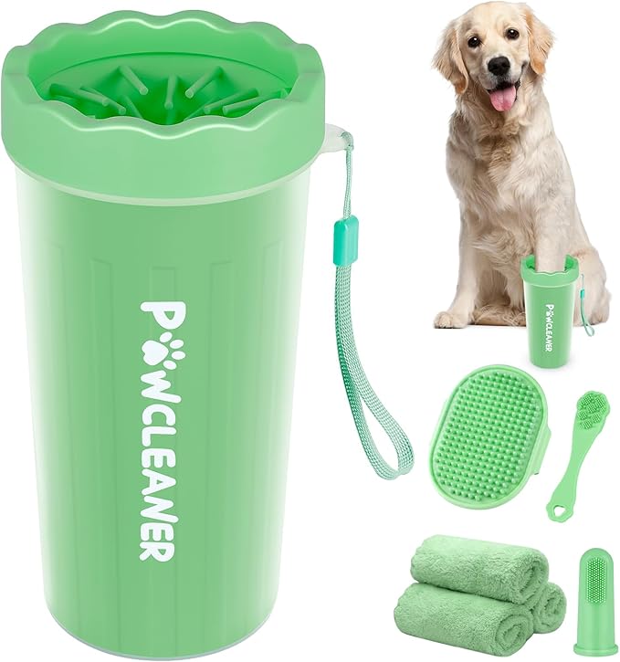 Professional 7 in 1 Dog Paw Cleaner by Comotech