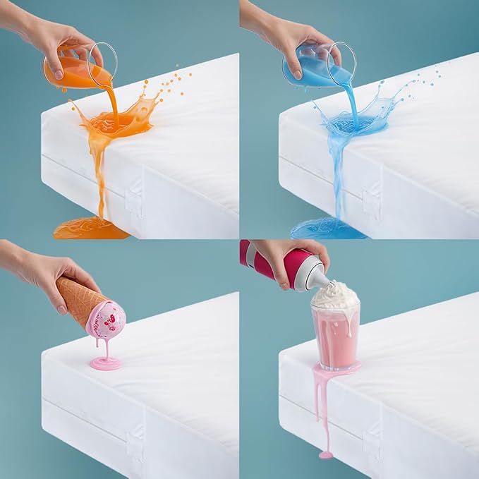 Utopia Bedding Full Size Mattress Protector Zippered, 100% Waterproof Bed Bug - Image 5