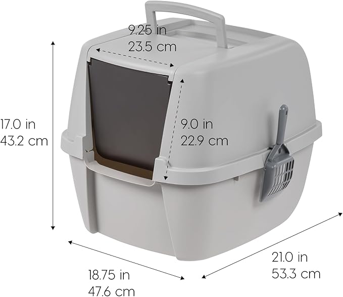 IRIS USA Cat Litter Box Large - Image 2