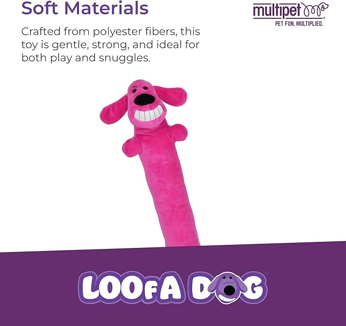 Multipet Original Loofa Dog Plush Toy - Image 2