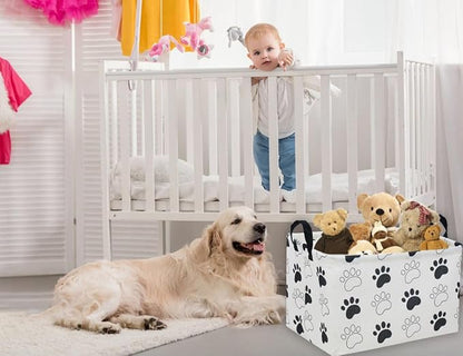 Essme Rectangular Dog Basket, Cute Storage Basket - Image 2