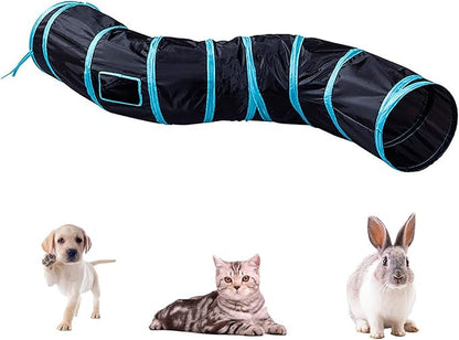 iCAGY Cat Tunnel for Indoor Cats Interactive, Rabbit Tunnel Toys, Pet Toys Play - Image 3