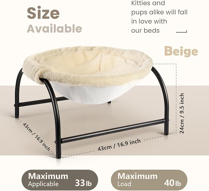 JUNSPOW Cat Bed Dog Perch Pet Hammock Bed Pet Sleeping Cat Supplies Pet - Image 5