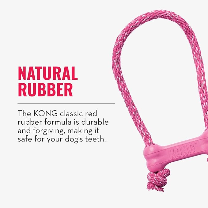 KONG Puppy Goodie Bone with Rope - Image 6