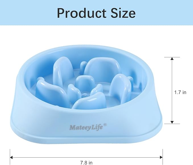 MateeyLife Slow Feeder Dog Bowls 2PCS, Anti-Choking Puzzle Dog Food Bowls - Image 3