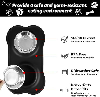 AsFrost Dog Food Bowls Stainless Steel Dog Bowls - Image 4