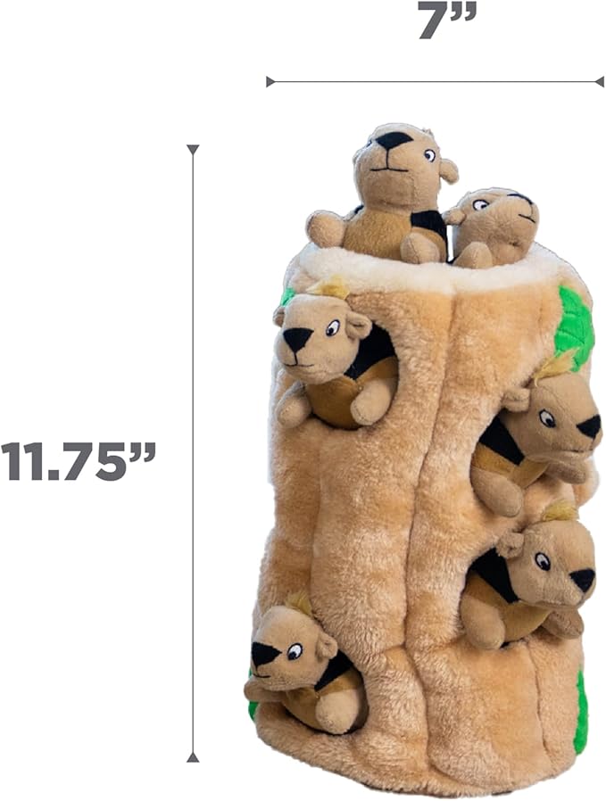 Outward Hound Hide-A-Squirrel Dog Toy – Interactive 2‑in‑1 Plush Puzzle - Image 7