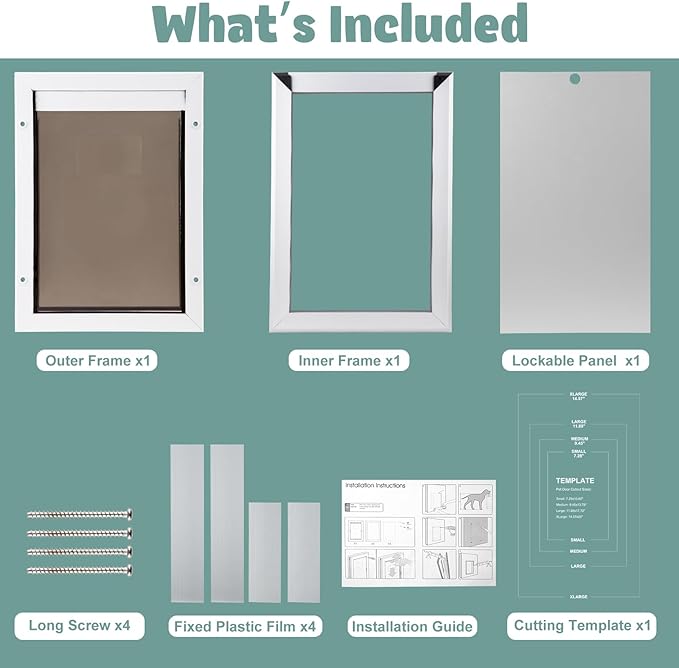Durable Aluminum Doggy Door - Image 5