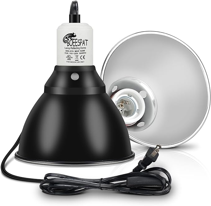 Reptile Lamp Bulb Fixture 5.5 Inch Deep Dome - Image 8